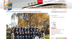 Desktop Screenshot of mv-eintracht-attenhofen.de